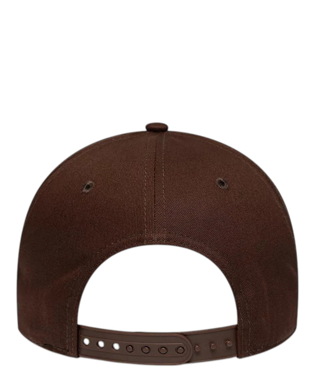 Casquette 9FORTY E-Frame marron New Era LA Dodgers MLB avec contour de l’équipe