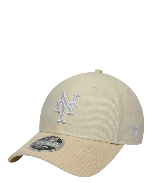 Visière en velours côtelé New Era 9FORTY M-Crown New York Mets MLB