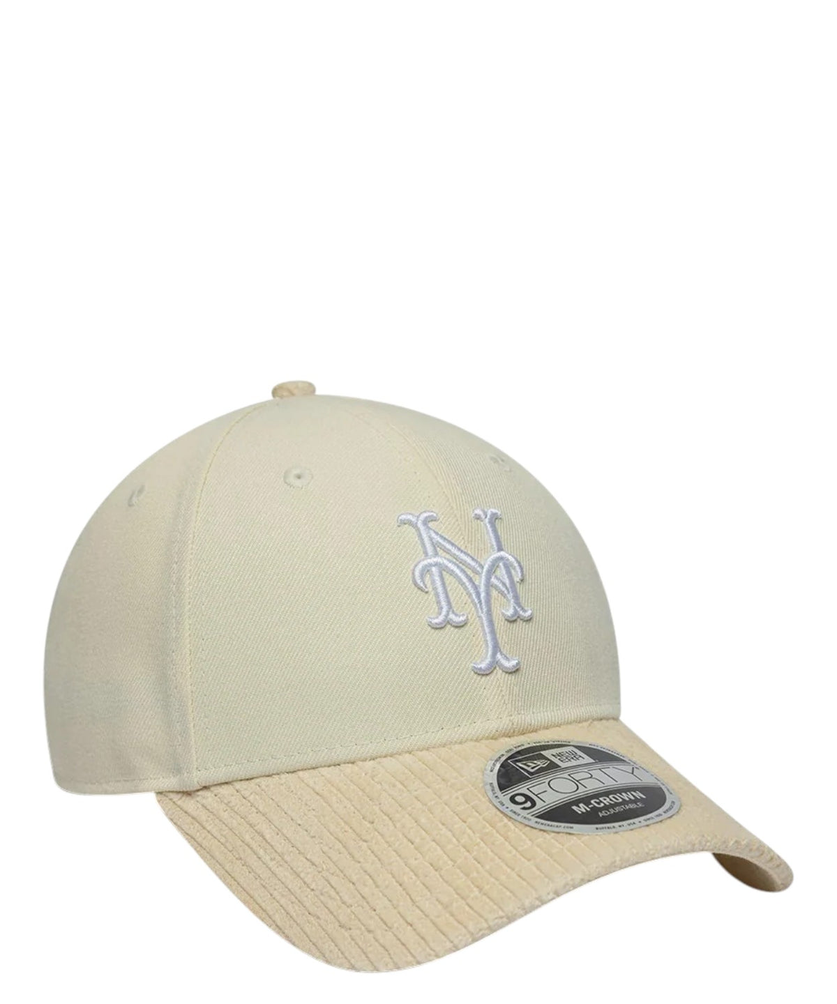 Visière en velours côtelé New Era 9FORTY M-Crown New York Mets MLB