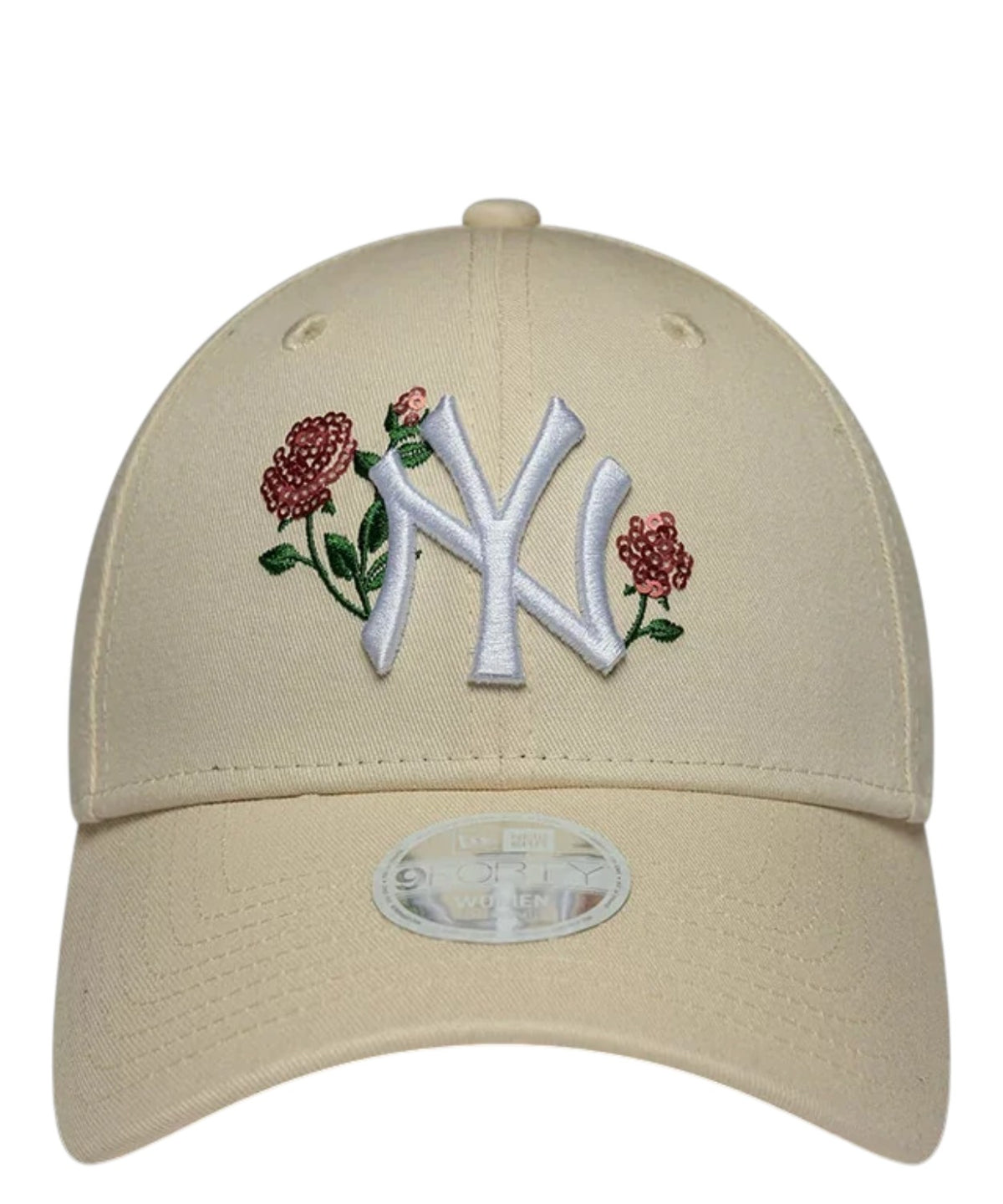 New Era 9FORTY New York Yankees MLB à sequins roses