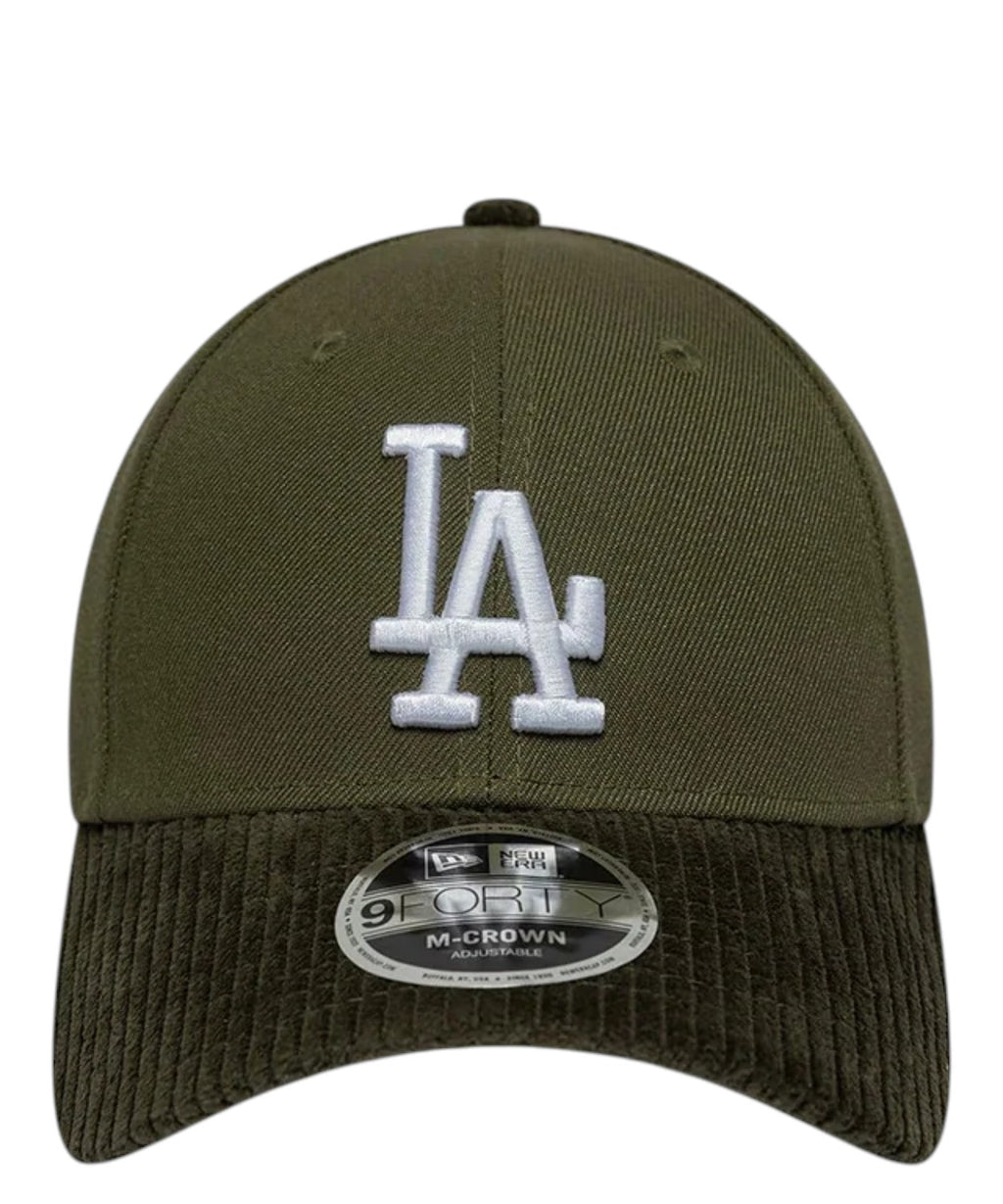 Visière en velours côtelé New Era 9FORTY M-Crown LA Dodgers MLB
