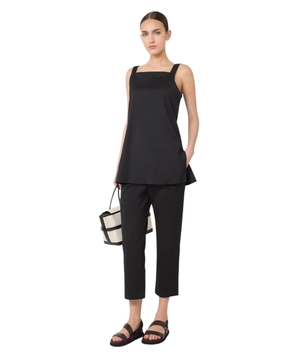 Pantalon Capri Max Mara en Coton Extensible