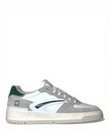 Sneakers D.A.T.E. Torneo Pure Calf WHITE-GREEN