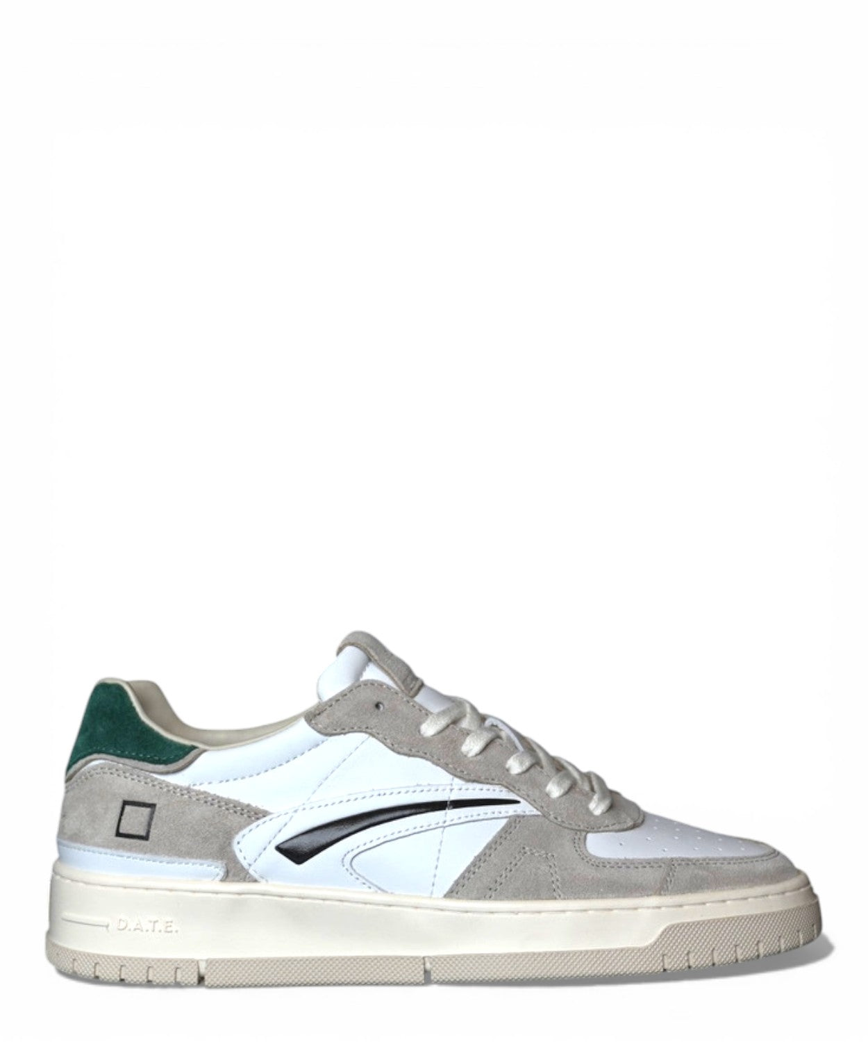 Sneakers D.A.T.E. Torneo Pure Calf WHITE-GREEN