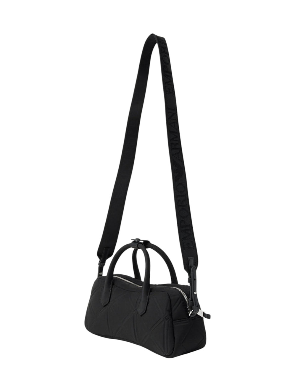 Sac à main Cassandra Bauletto noir avec bandoulière réglable