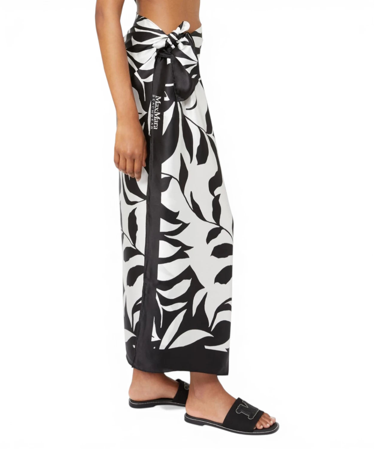 Foulard femme Max Mara en soie imprimée 130x130