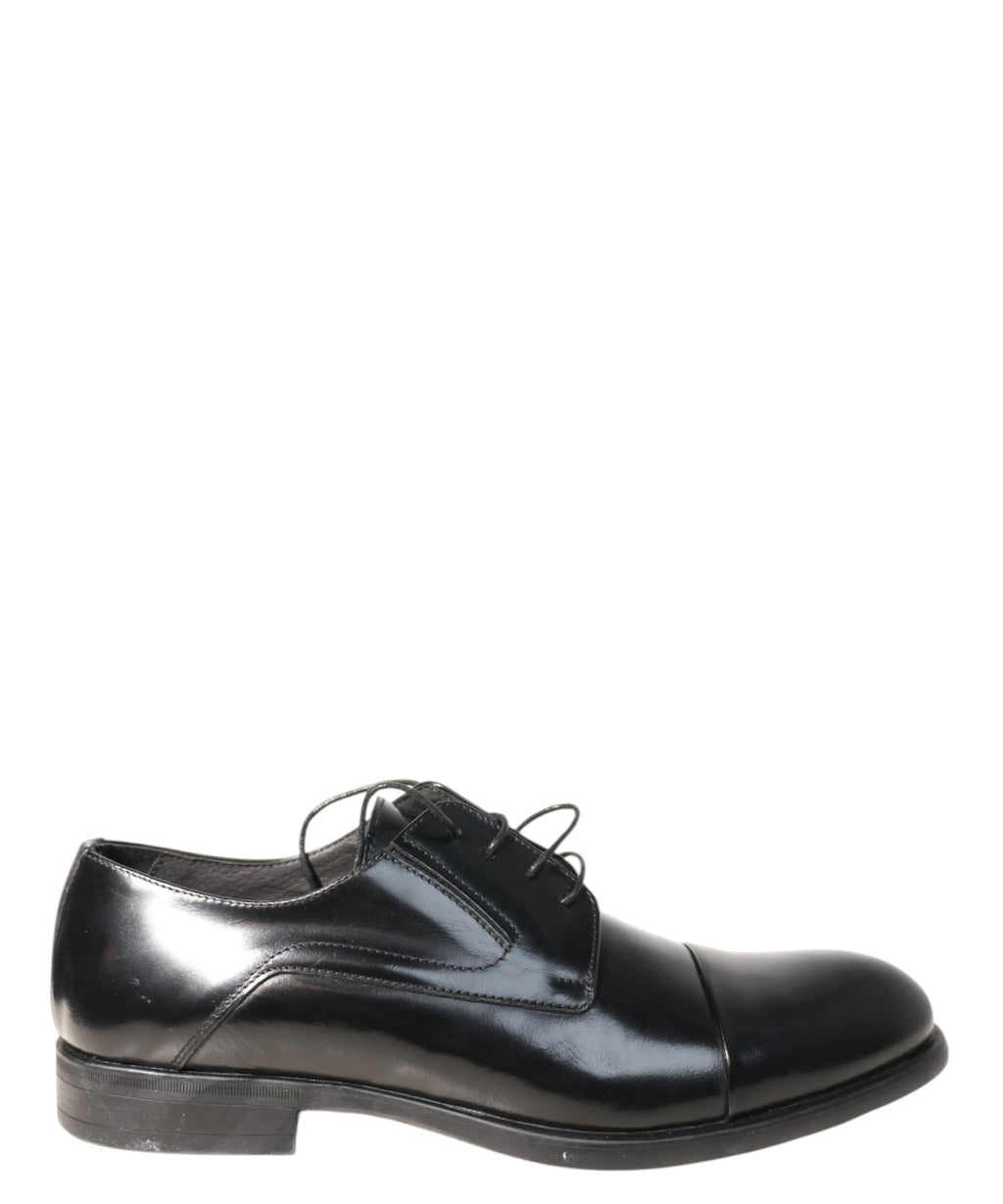 Stringata Homme Cuir Noir Élégant - Style et Polyvalence