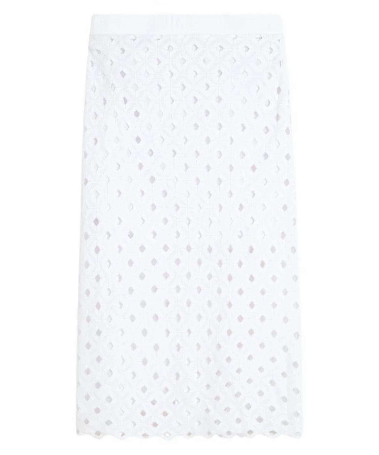 MAX MARA Jupe Tubino Midi Femme en Jersey Macramé