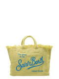 Borsa Colette in tela di cotone gialla-Mc2 Saint Barth-Borse a mano-Vittorio Citro Boutique