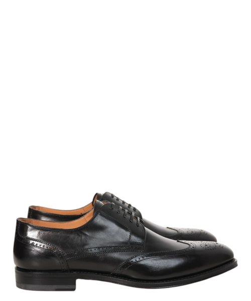 Derby stringata en cuir avec queue d'hirondelle élégante