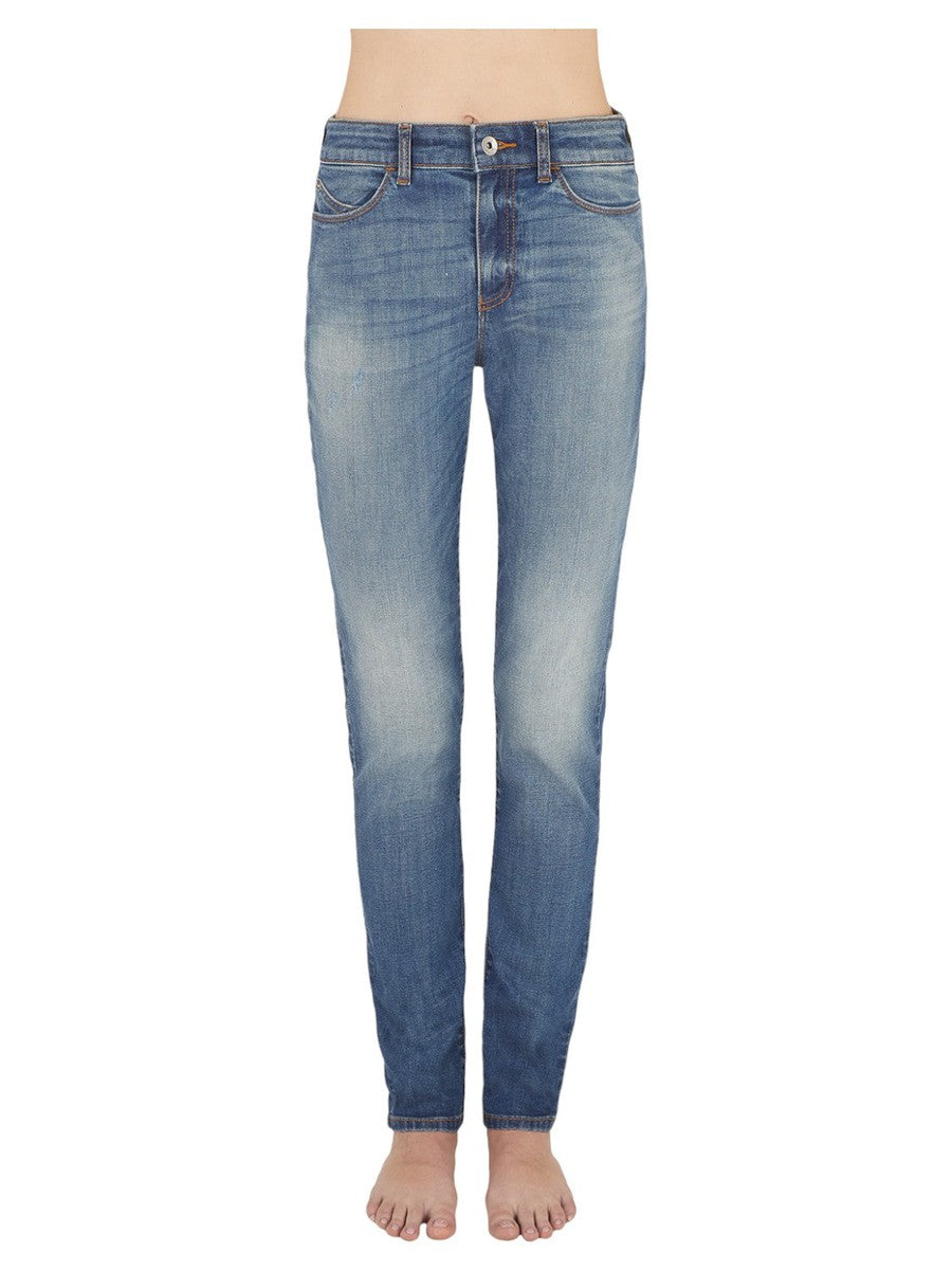 Jeans con Scritta Logo Posteriore Slim Fit-Emporio Armani-Jeans-Vittorio Citro Boutique