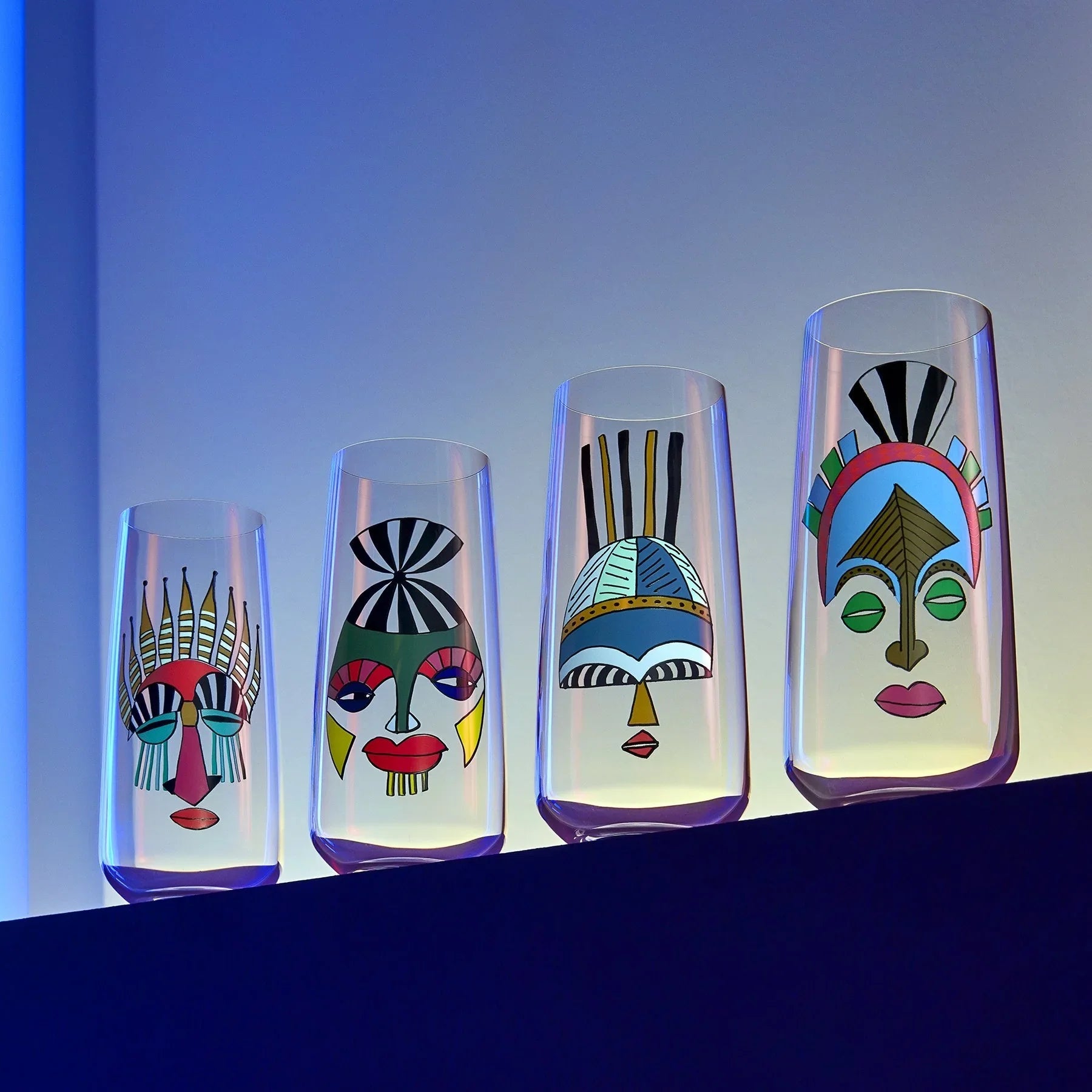 Set 4 bicchieri highball Mirage Rock & Pop