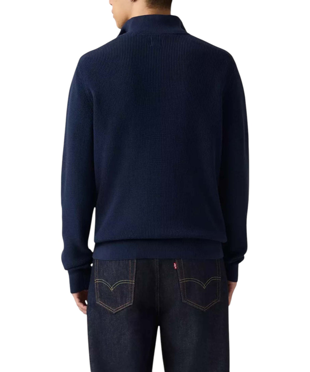 Sweat-shirt Housemark à demi-zip en coton