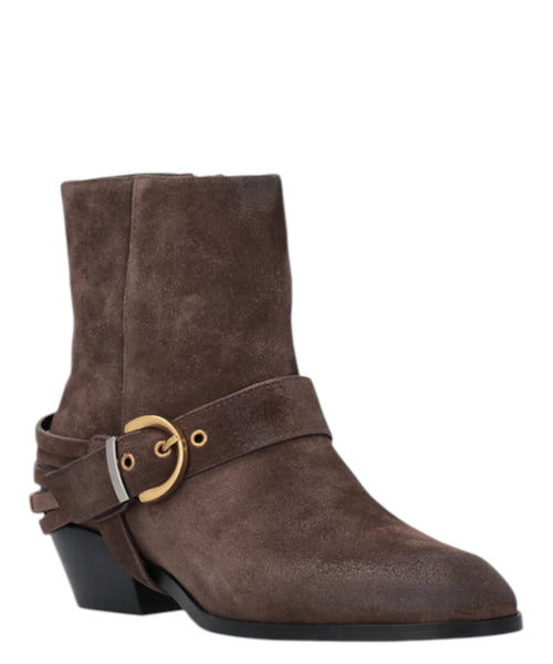 Stivaletti Pinko Jane 07 in Pelle Scamosciata