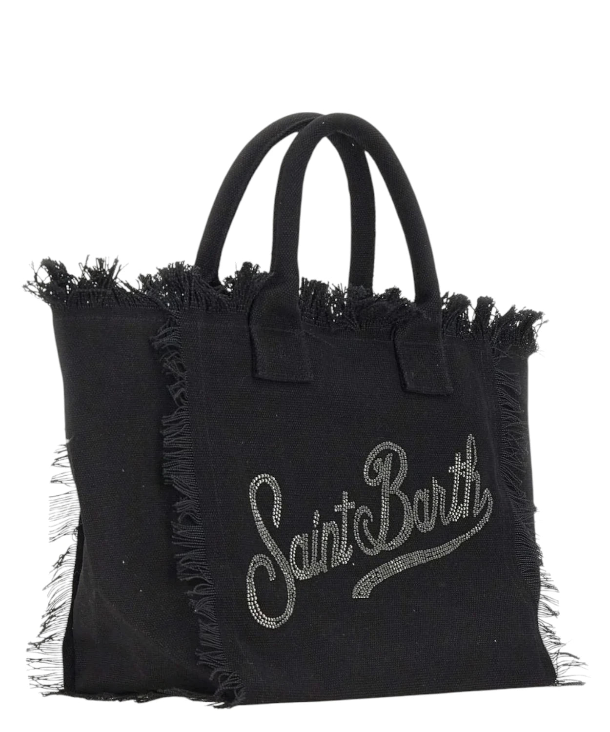 MC2 Saint Barth Sac Vanity en toile avec logo strass