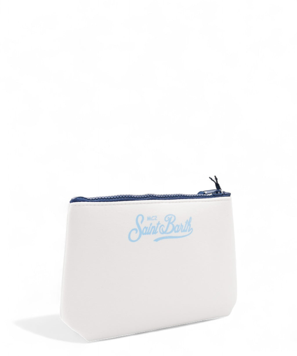 Pochette Aline con stampa CORTINA e zip-Mc2 Saint Barth-Pochette-Vittorio Citro Boutique