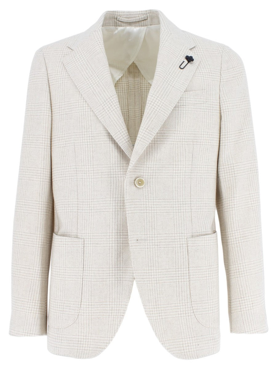 Giacca monopetto in lana-Lardini-Giacche-Vittorio Citro Boutique