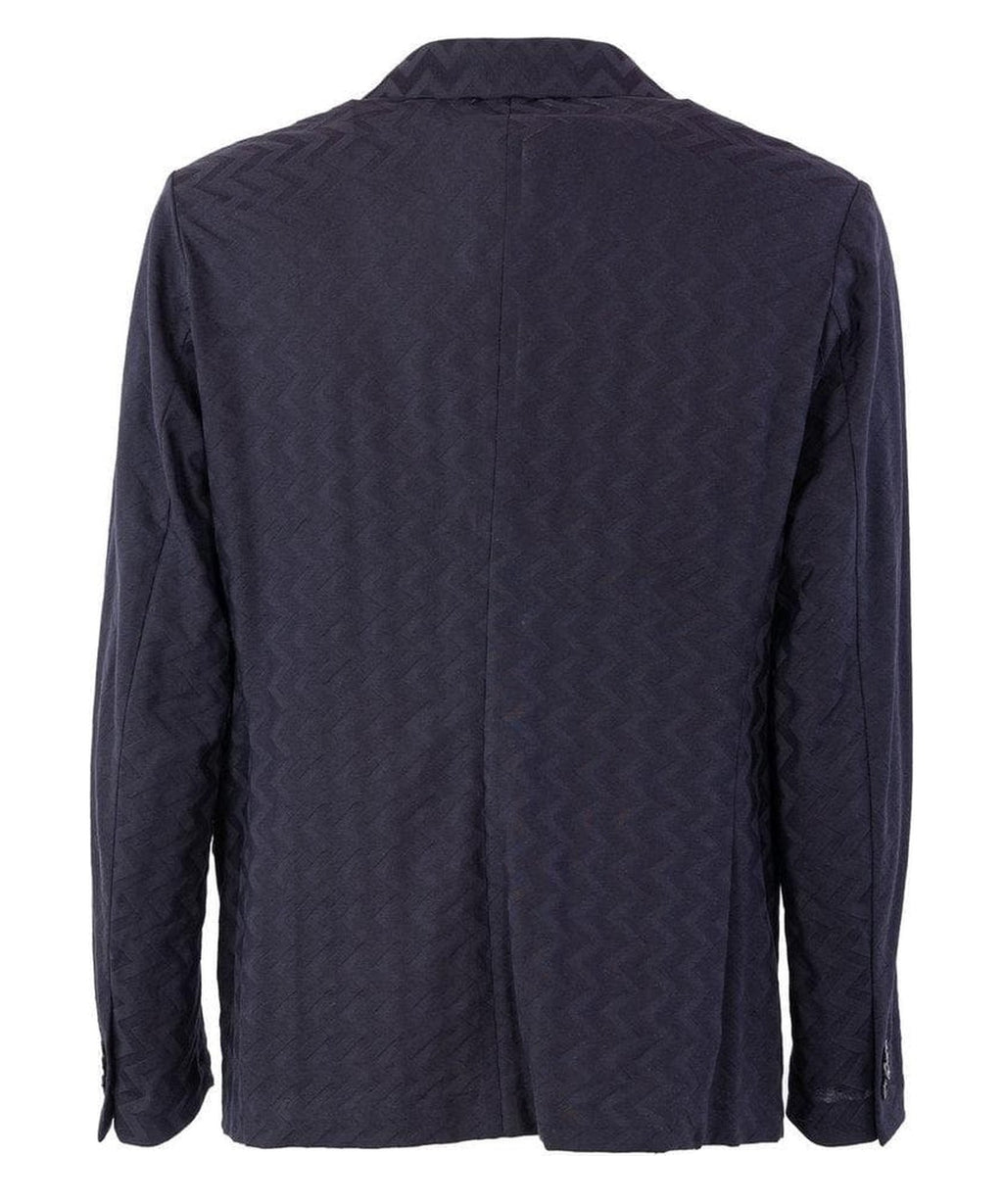 Blazer chevron-Giacche-Emporio Armani-Vittorio Citro Boutique