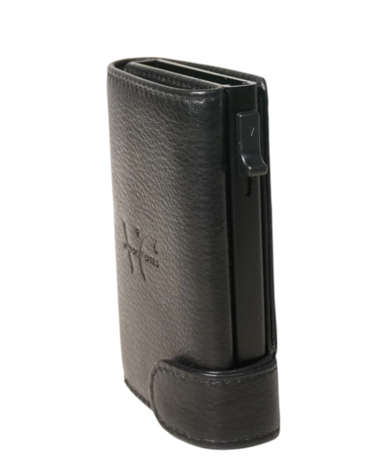 Portefeuille Homme Cuir Martelé avec Mécanisme Pop Up