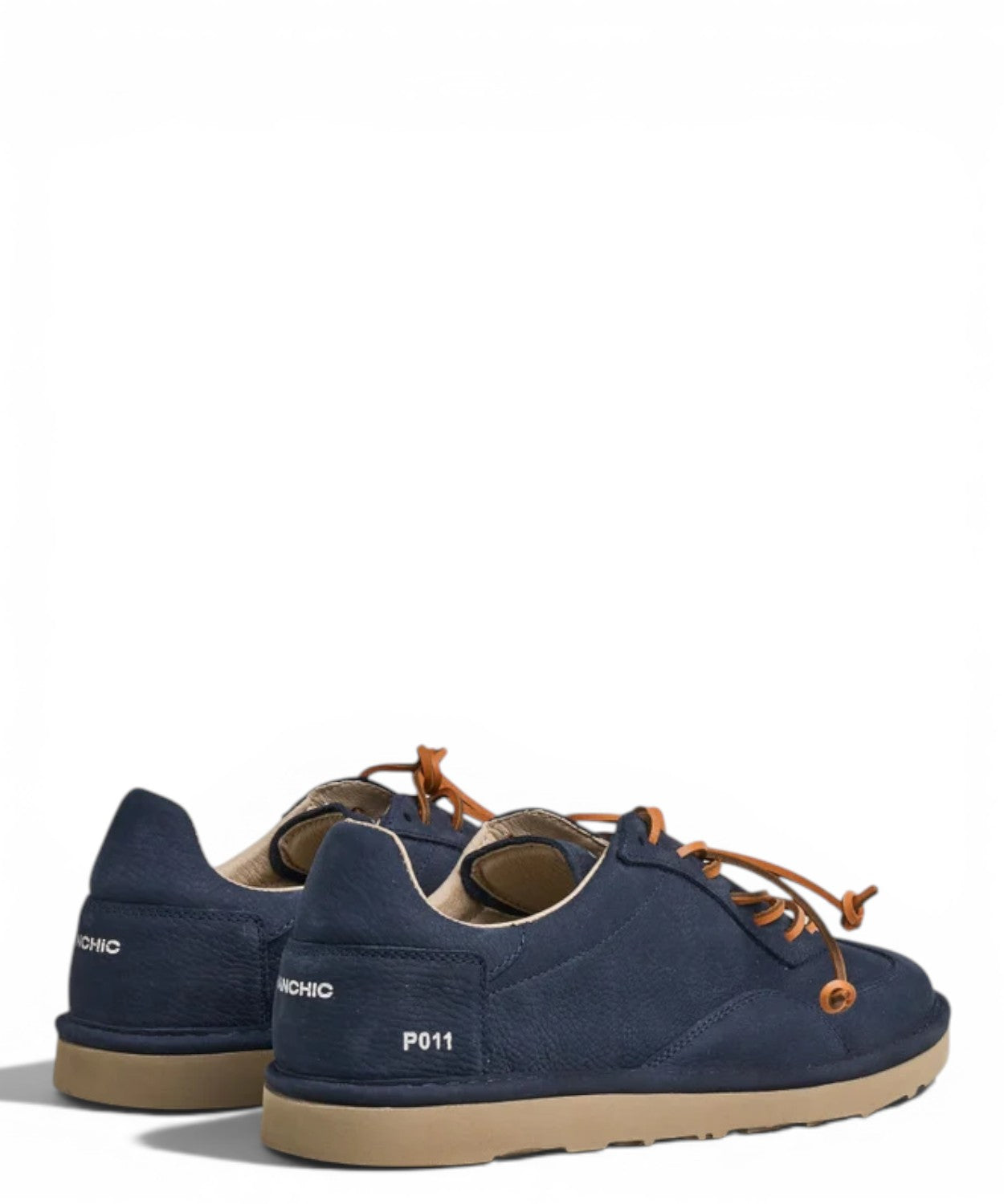 Chaussures à lacets homme en nubuck Panchic P011 pour toutes les occasions