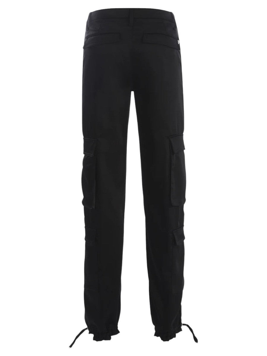 Pantaloni cargo in raso Tori-Pantaloni-Dondup-Vittorio Citro Boutique