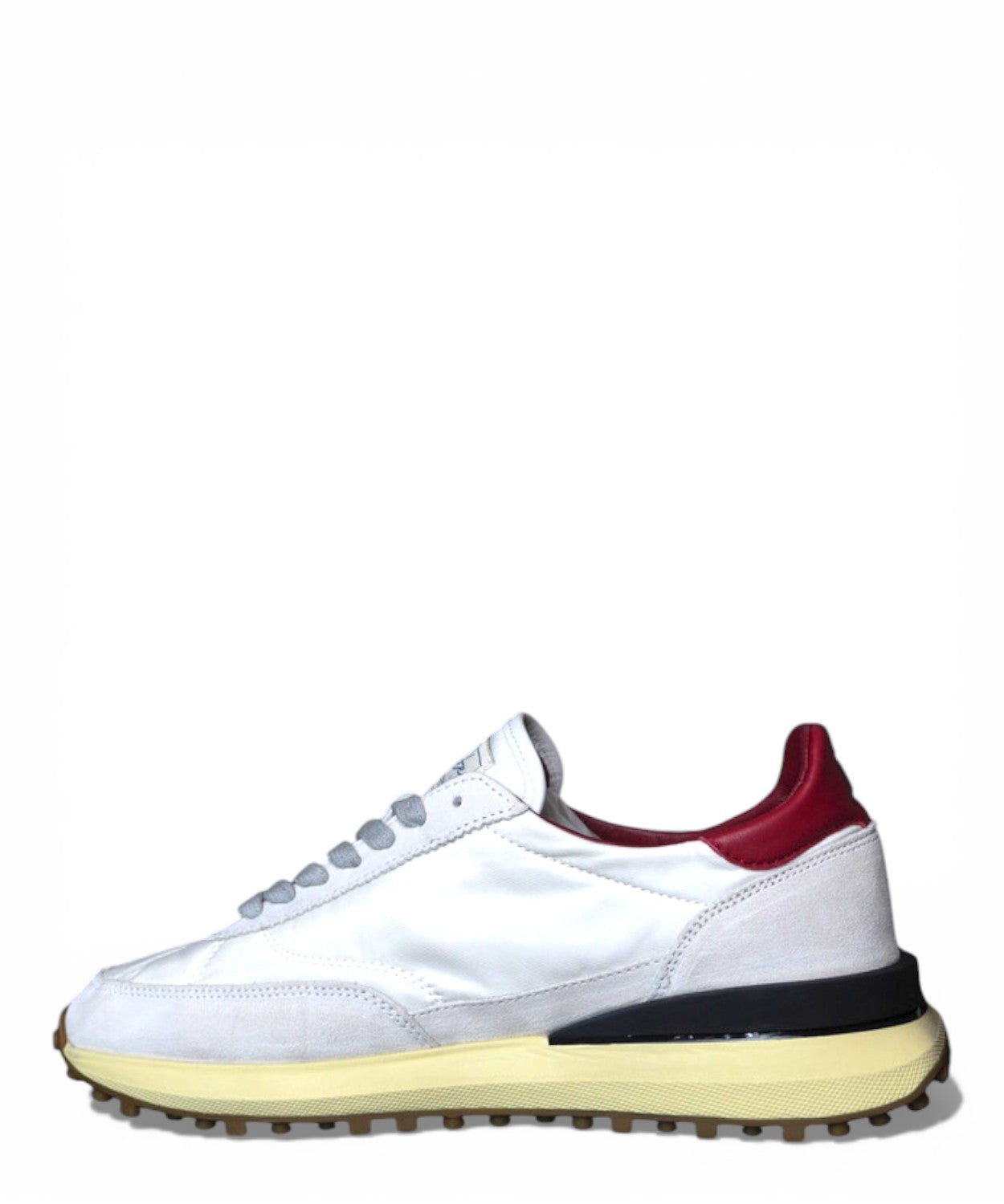 Sneakers D.A.T.E. Athleta Nylon White-Bordeaux