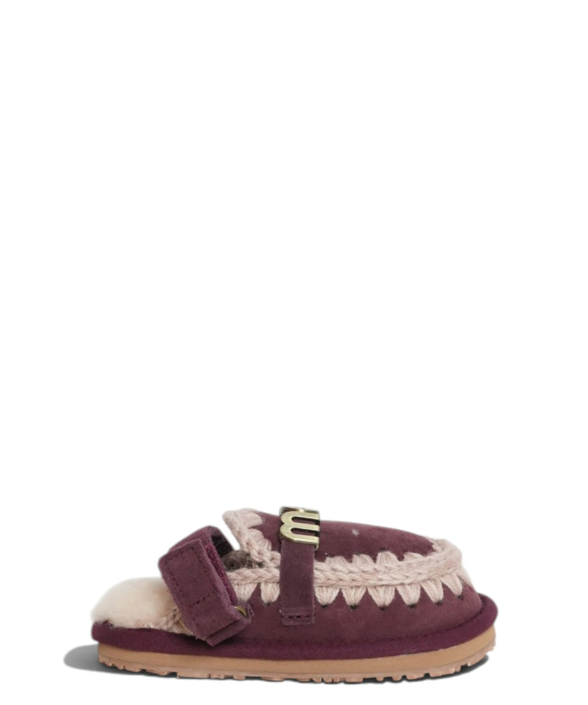 Claquettes enfant Mou Eskimo Slipper Backstrap Kid en peau de mouton