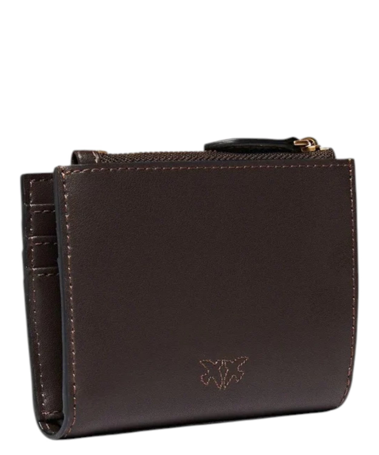 Petit portefeuille en cuir avec logo Love Birds