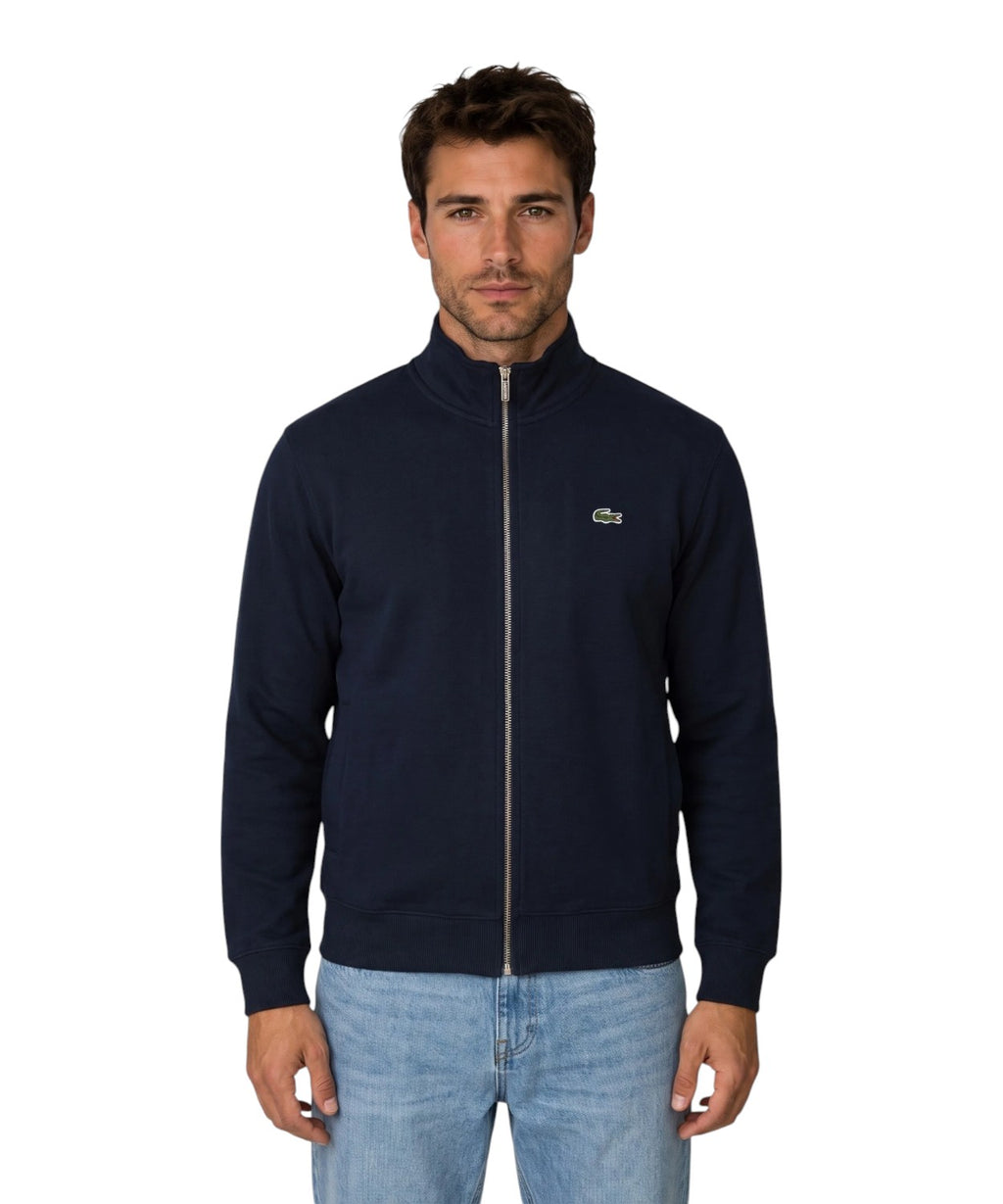 Sweat-shirt Lacoste avec fermeture éclair et poches avant
