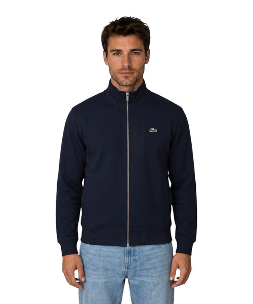 Sweat-shirt Lacoste avec fermeture éclair et poches avant