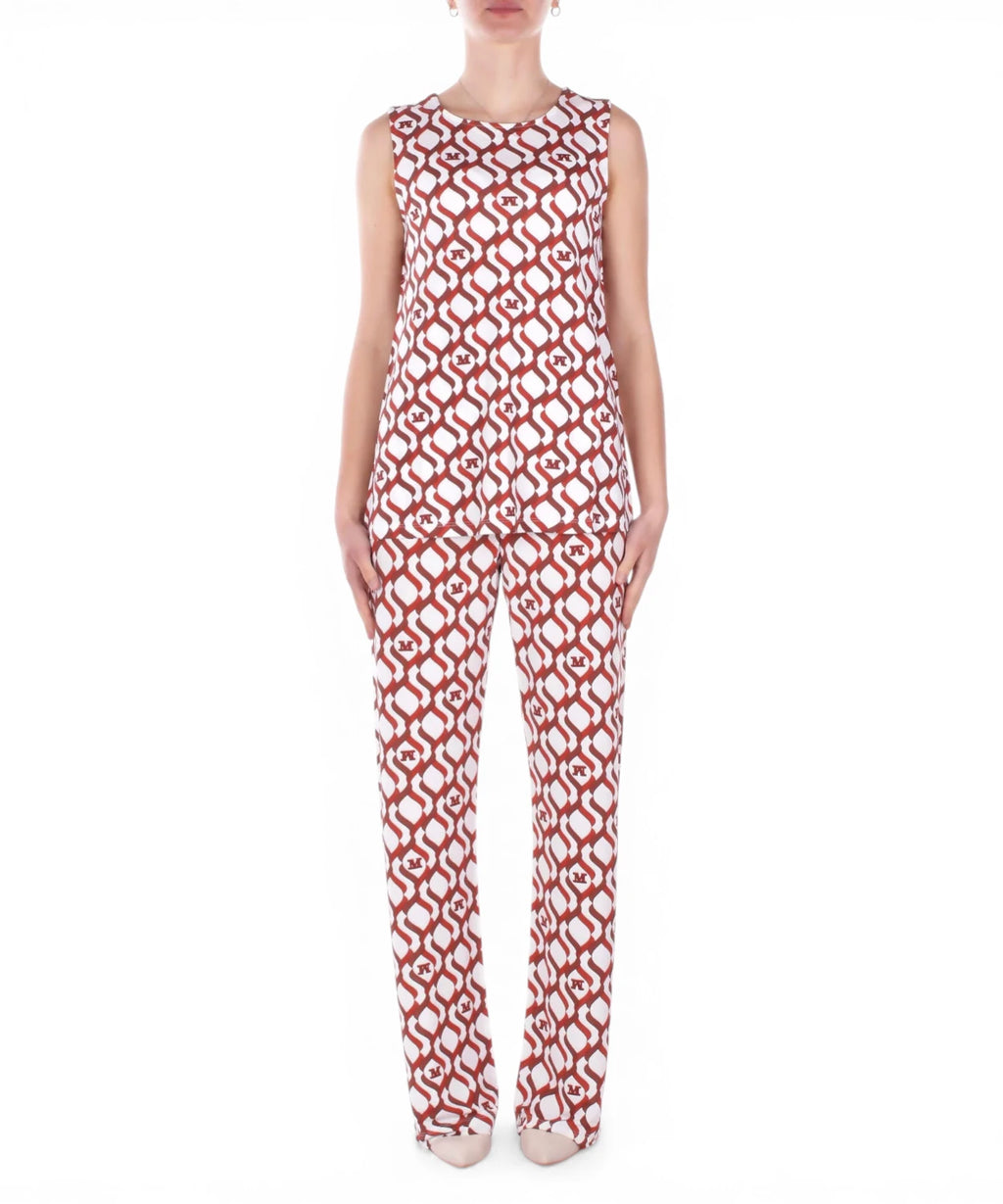 Pantalon d'été Max Mara Beachwear ABATE Fantasia