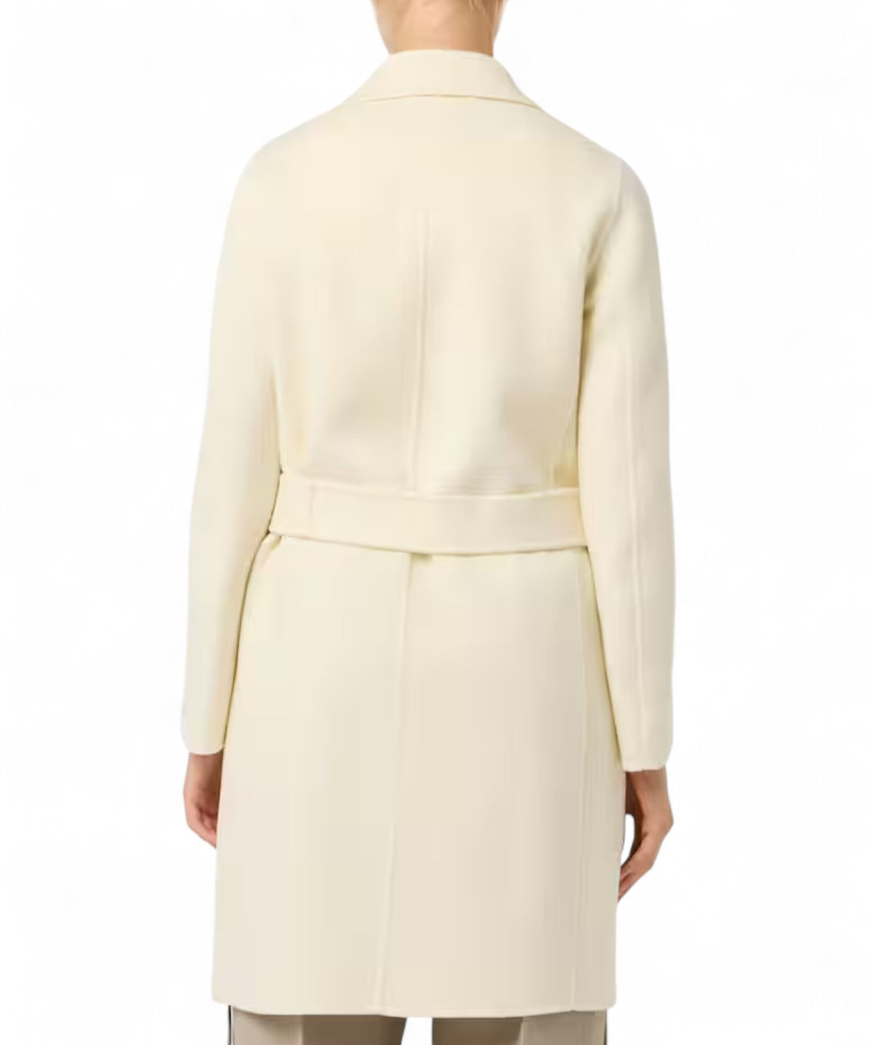 Cappotto POLKA in double di misto lana con cintura-Marella-Cappotti-Vittorio Citro Boutique