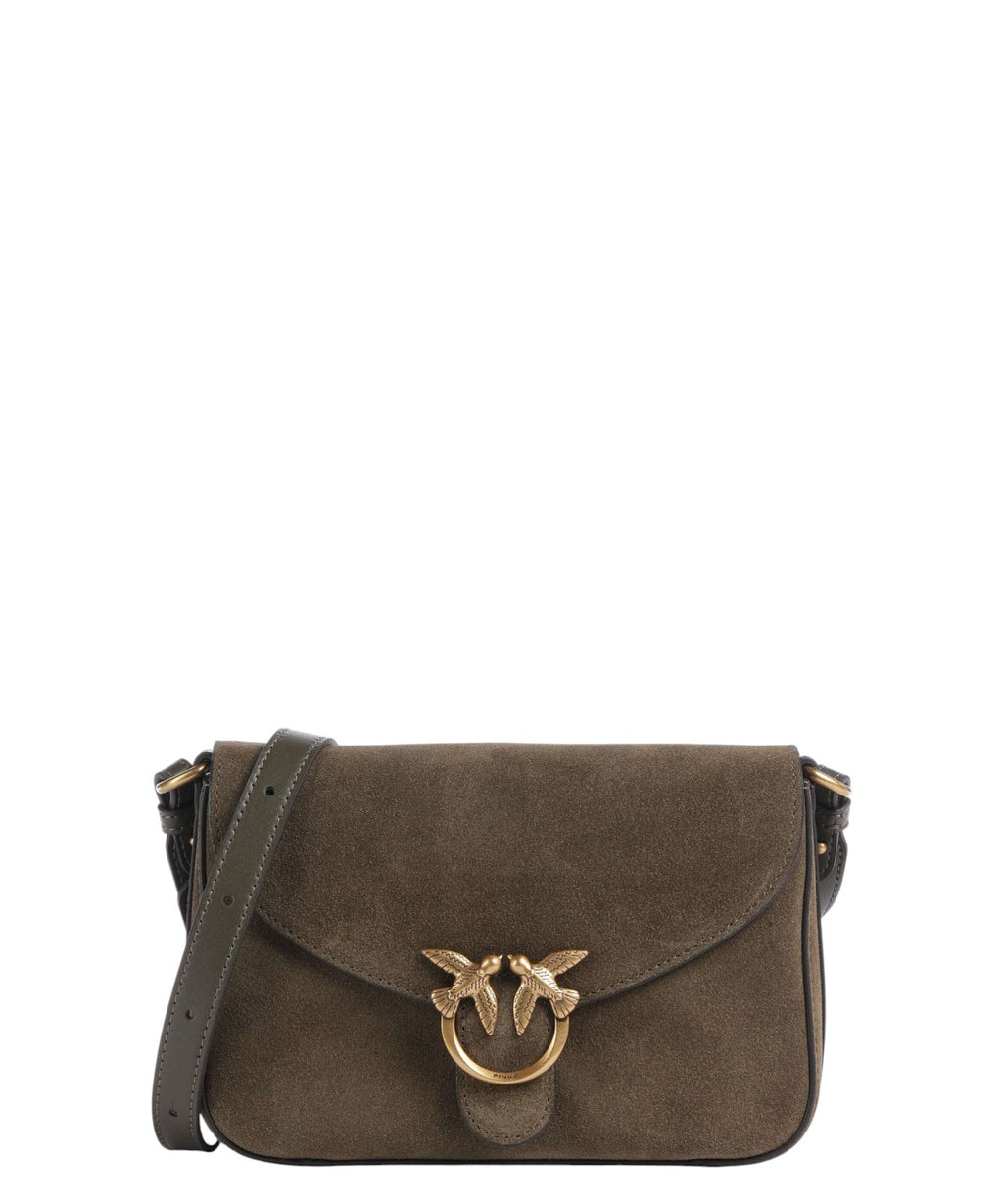 Sac bandoulière pour femme Pinko Mini Love Bag en daim