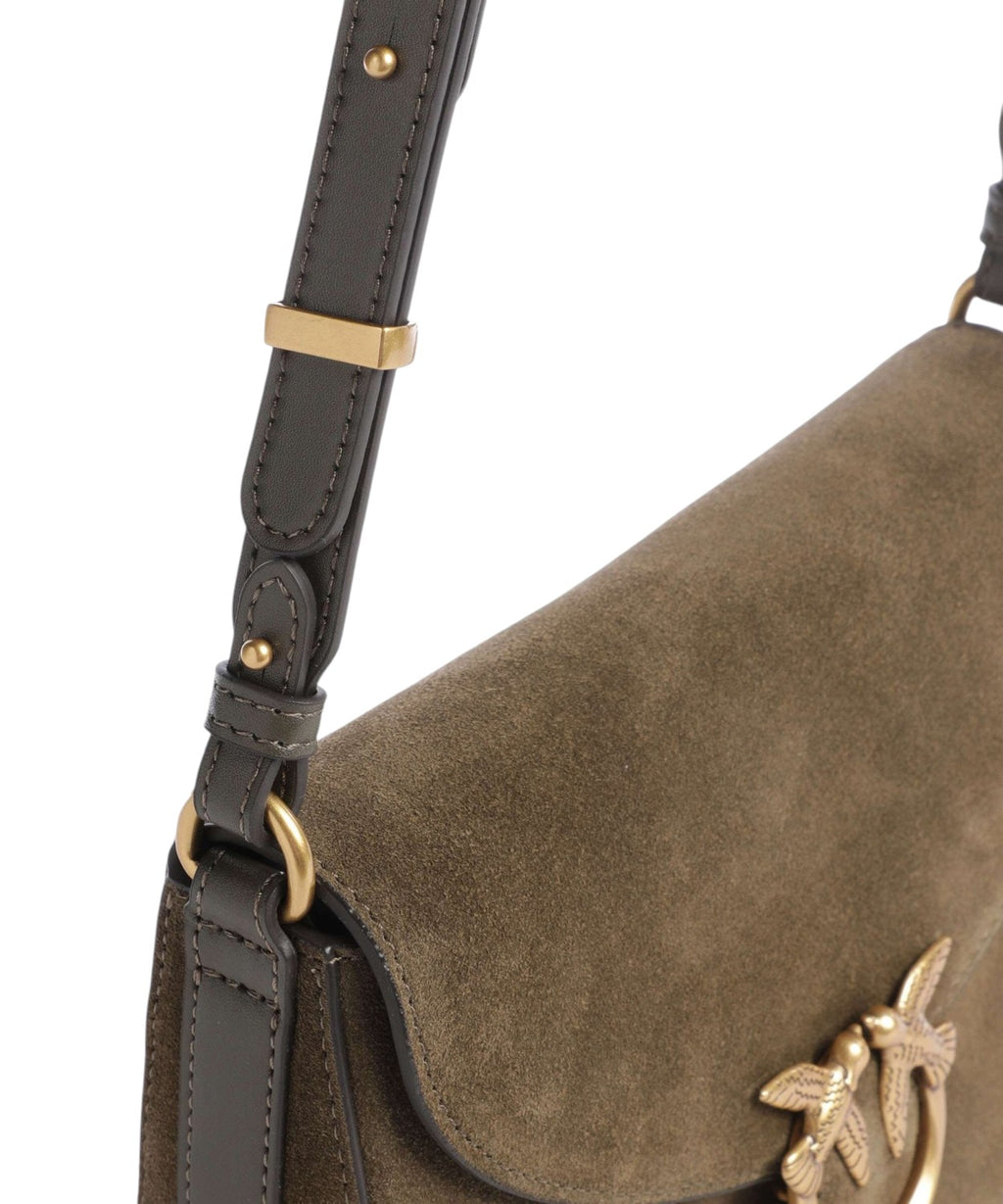 Sac bandoulière pour femme Pinko Mini Love Bag en daim