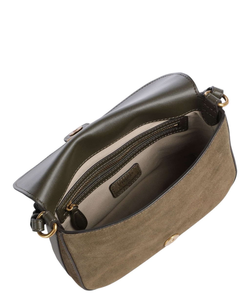 Sac bandoulière pour femme Pinko Mini Love Bag en daim