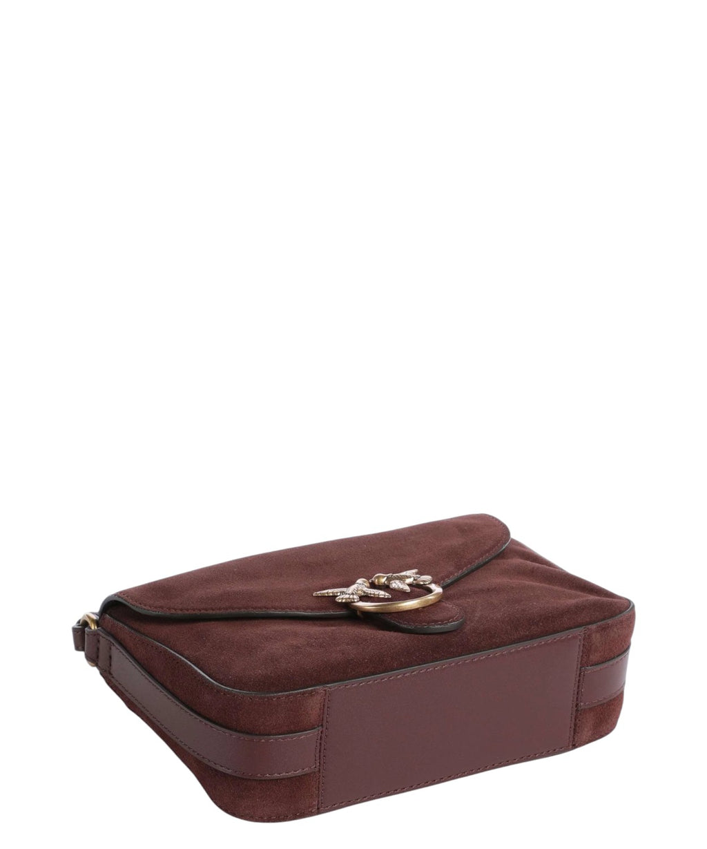 Sac bandoulière pour femme Pinko Mini Love Bag en daim