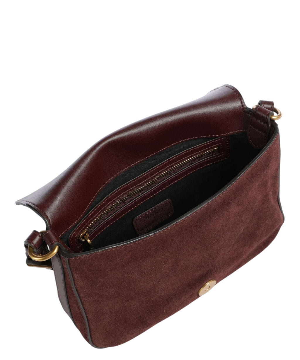 Sac bandoulière pour femme Pinko Mini Love Bag en daim