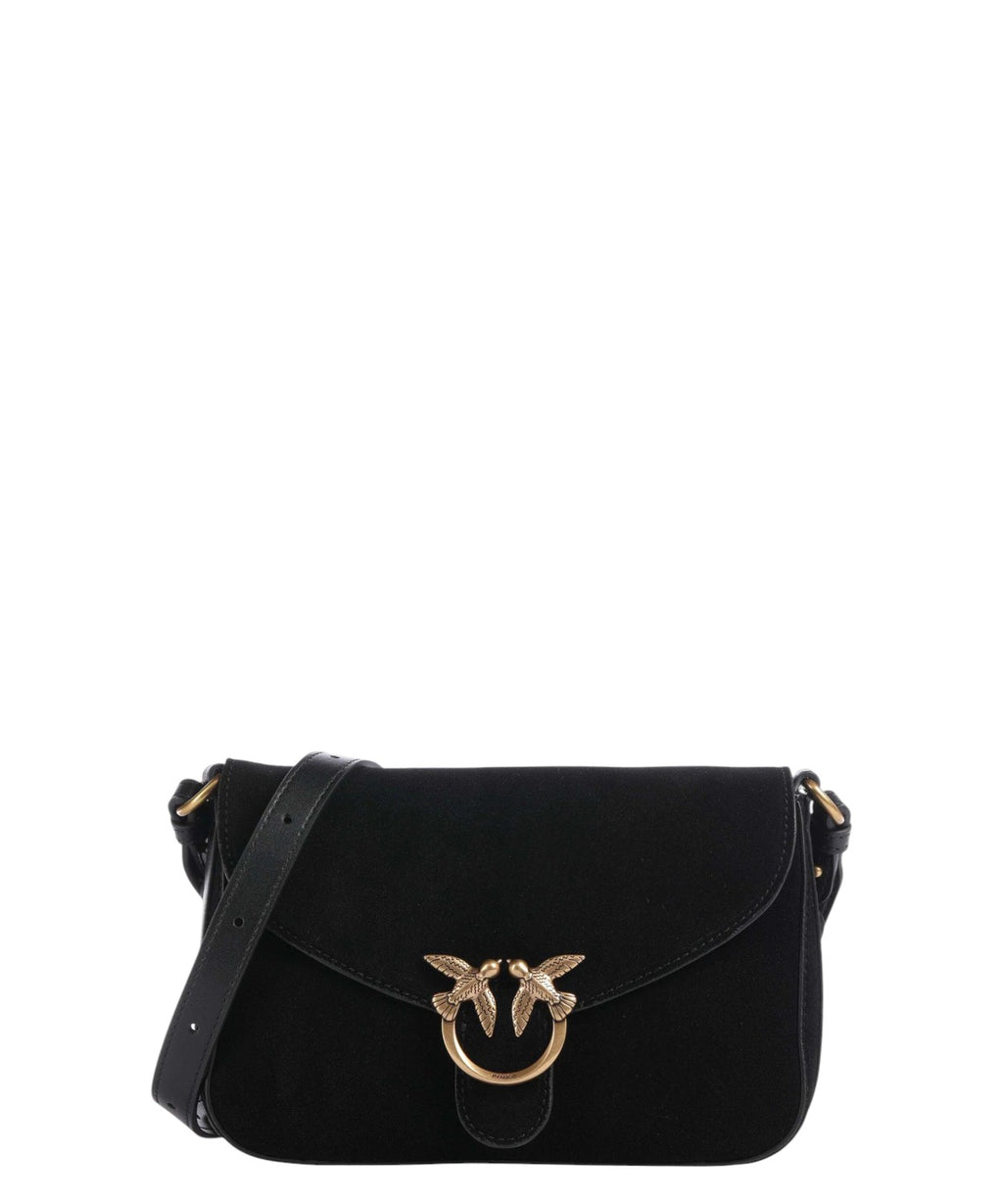 Sac bandoulière pour femme Pinko Mini Love Bag en daim