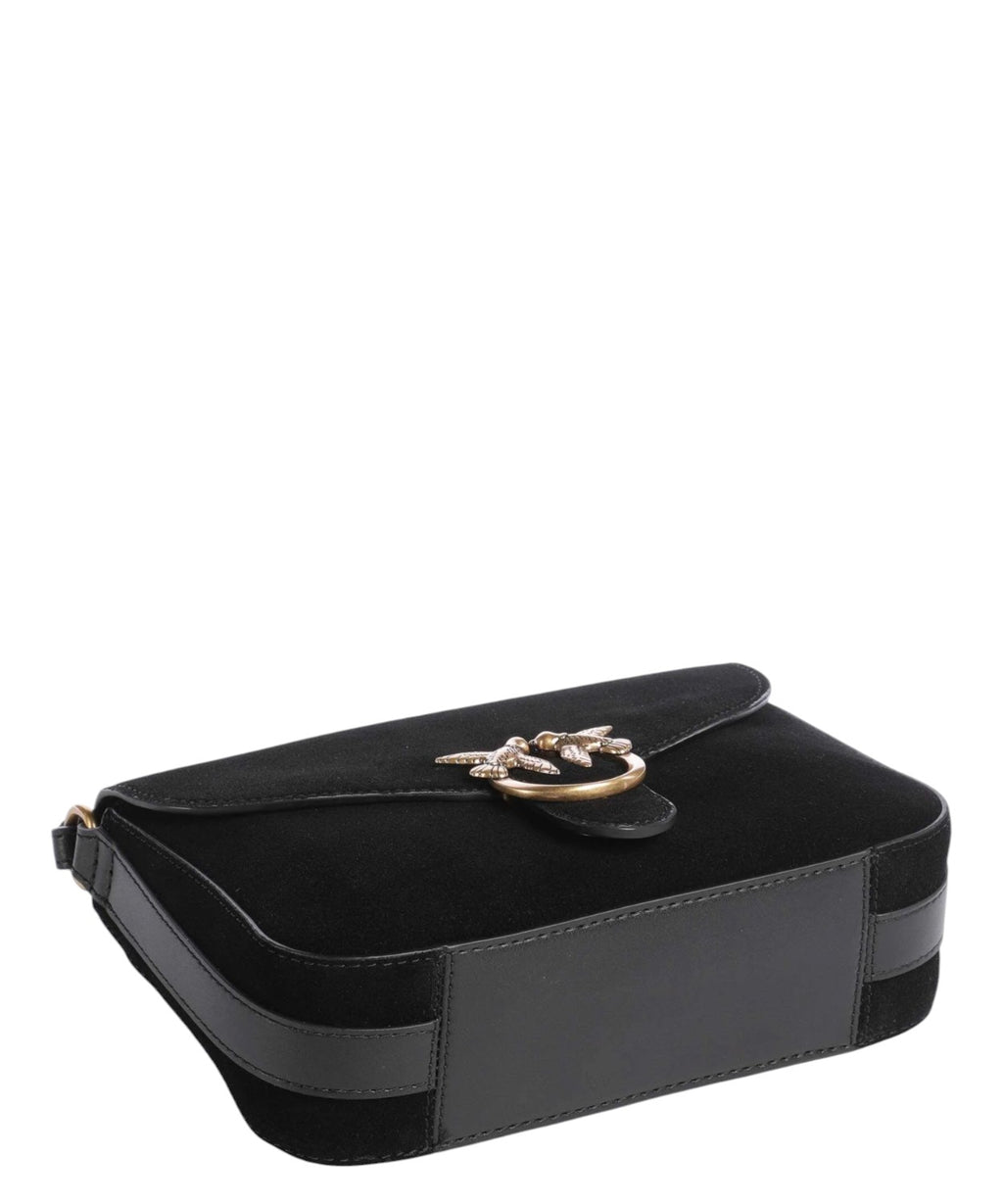 Sac à main pour femme Pinko Love Bag Satchel Media en daim