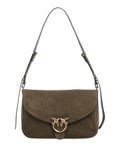 Sac à main pour femme Pinko Love Bag Satchel Media en daim