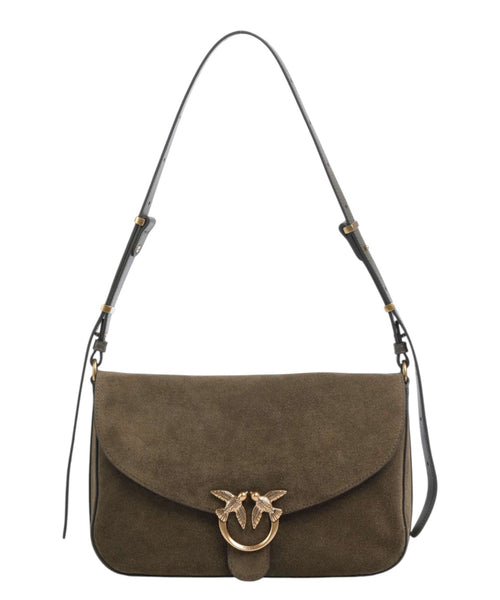 Sac à main pour femme Pinko Love Bag Satchel Media en daim