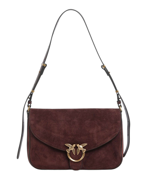 Sac à main pour femme Pinko Love Bag Satchel Media en daim