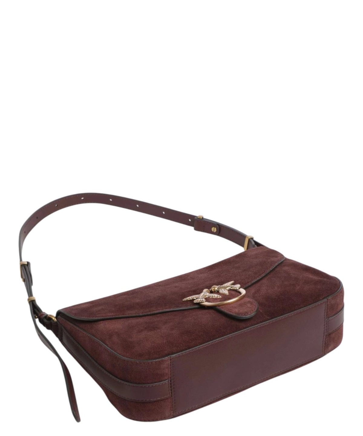 Sac à main pour femme Pinko Love Bag Satchel Media en daim