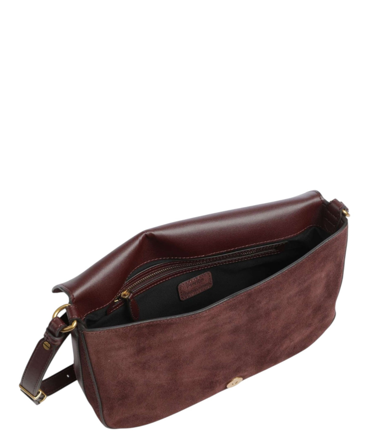 Sac à main pour femme Pinko Love Bag Satchel Media en daim
