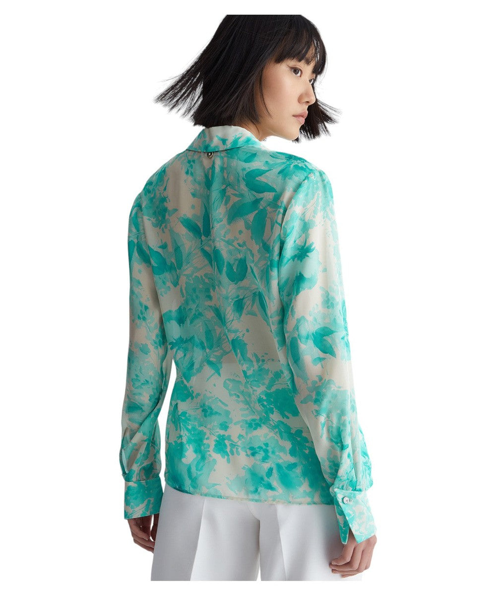 Camicia in Chiffon con Stampa Floreale-Liu-Jo-Camicie-Vittorio Citro Boutique