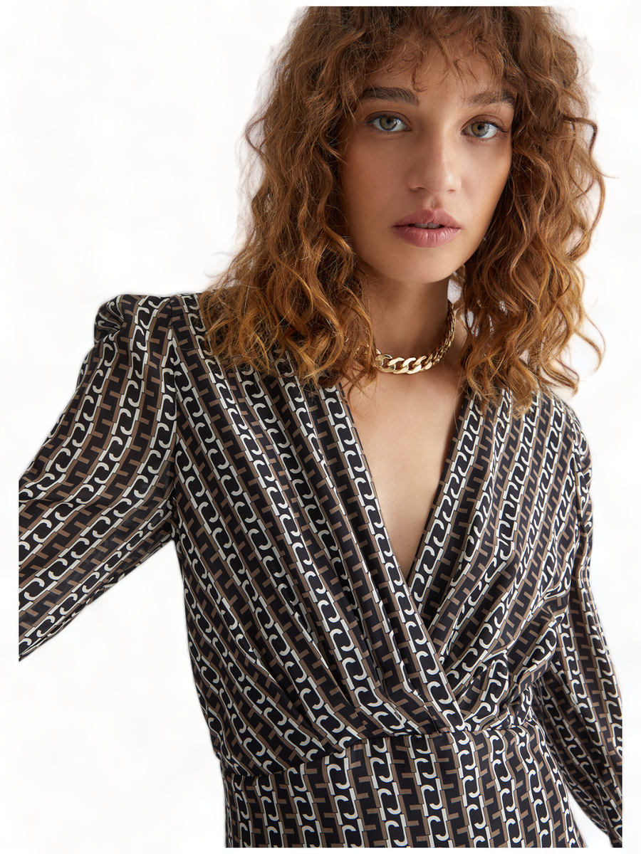 Vestito corto in pura seta-Liu-Jo-Abiti-Vittorio Citro Boutique