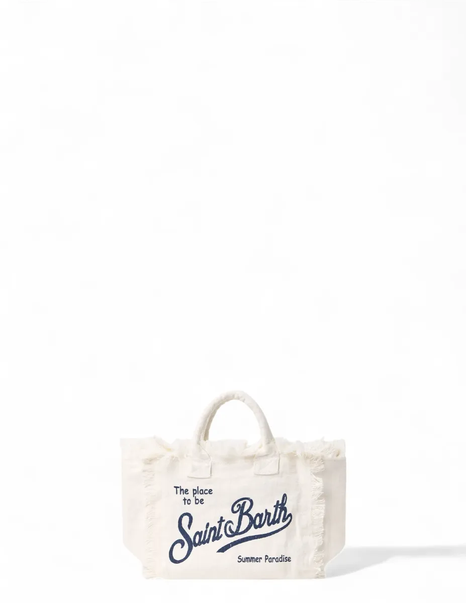 Borsa Colette in lino-Borse a mano-Mc2 Saint Barth-Vittorio Citro Boutique