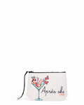 Pochette Aline con stampa logo e zip-Mc2 Saint Barth-Pochette-Vittorio Citro Boutique