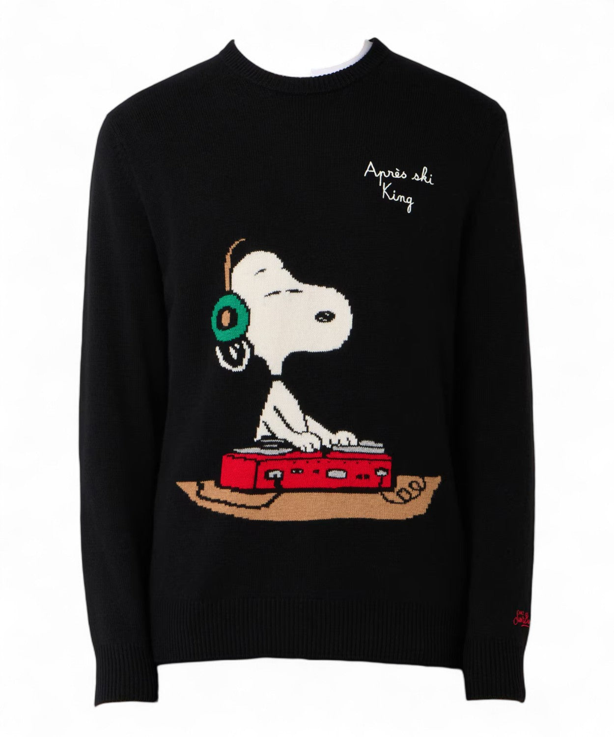 Maglione Heron in misto cashmere con ricamo Snoopy-Mc2 Saint Barth-Maglieria-Vittorio Citro Boutique