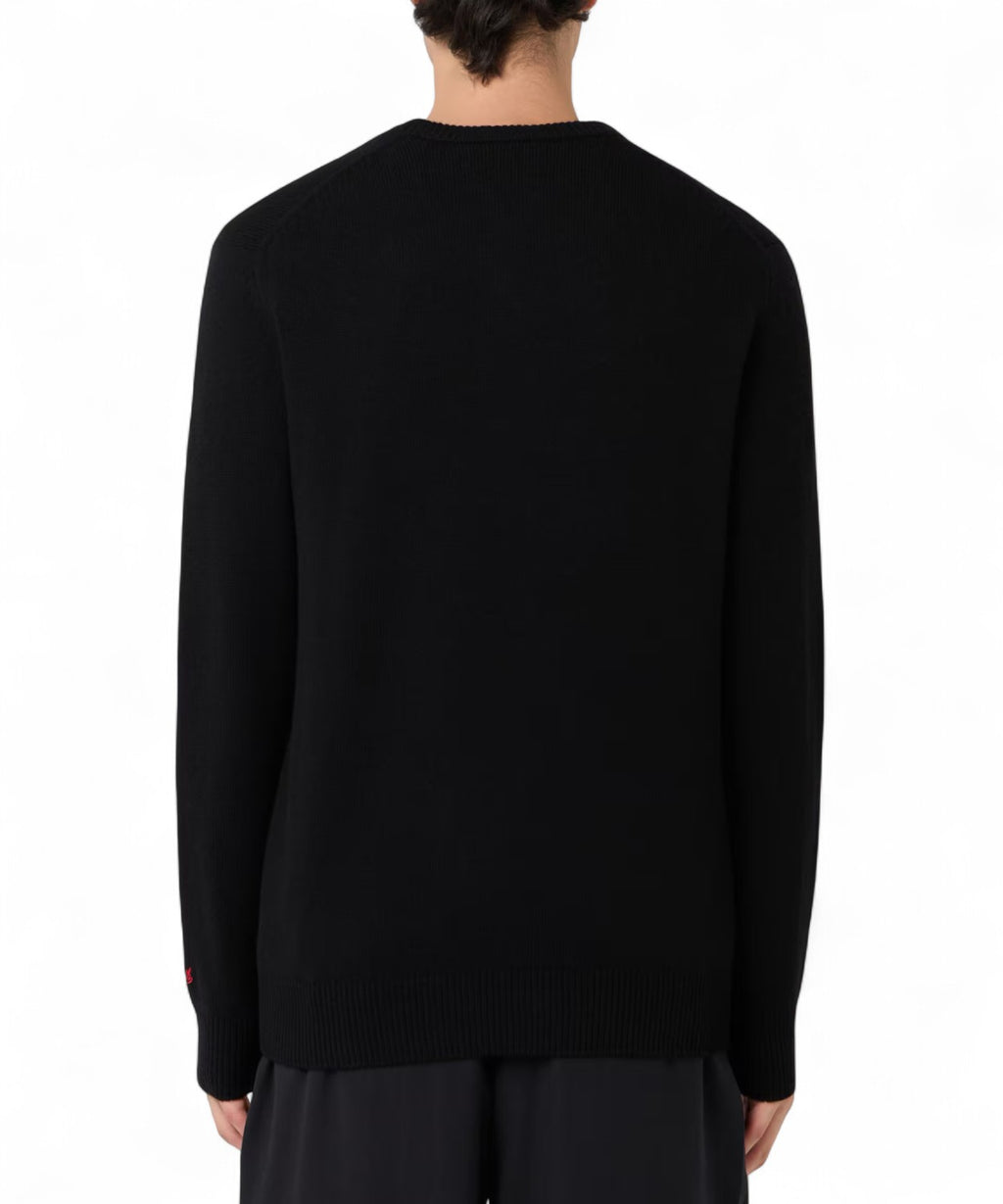 Maglione Heron in misto cashmere con ricamo Snoopy-Mc2 Saint Barth-Maglieria-Vittorio Citro Boutique